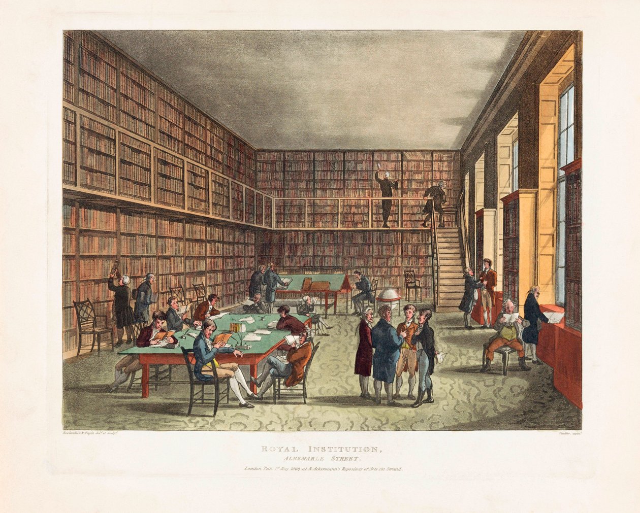 Royal Institution Bibliothek von Unknown artist