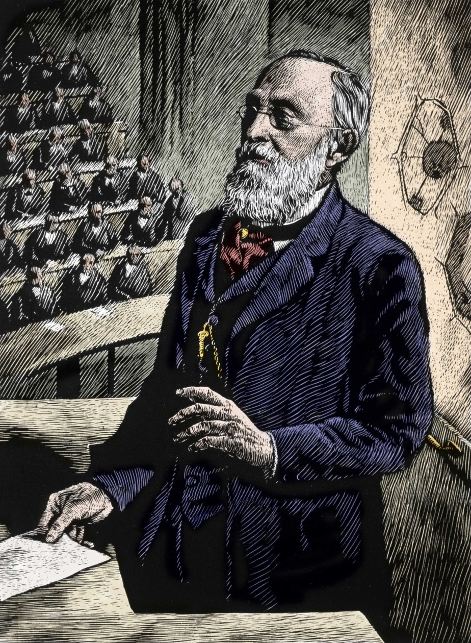 Rudolf Virchow (1821-1902), deutscher Arzt und Politiker. von Unknown artist