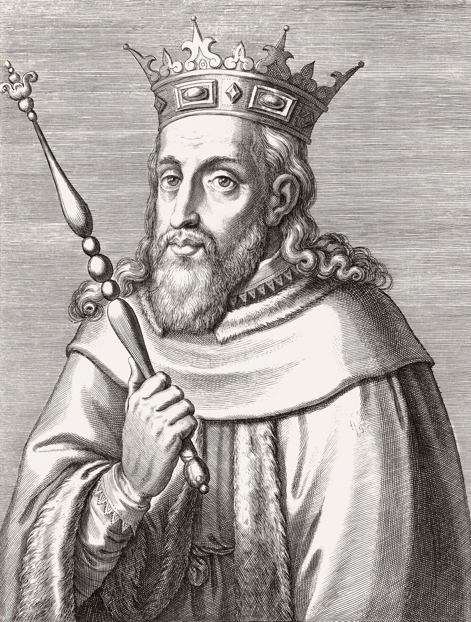 Sancho II, König von Portugal. Porträt. von Unknown artist