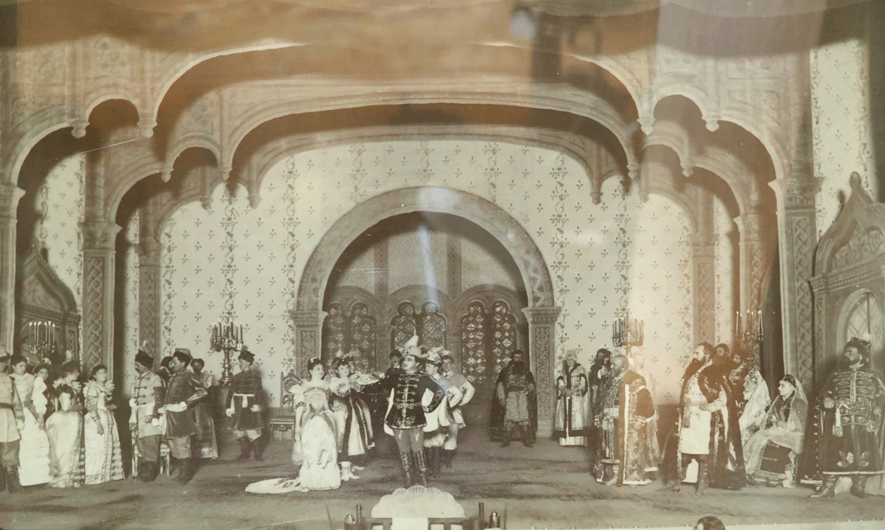 Szene aus dem Theaterstück "Der falsche Dmitri" von Alexander Nikolajewitsch Ostrowski von Unknown artist
