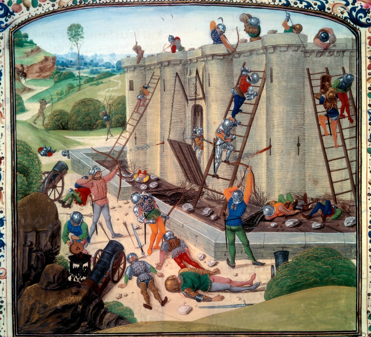 Belagerung von Brest (1386 n. Chr.) von Unknown artist
