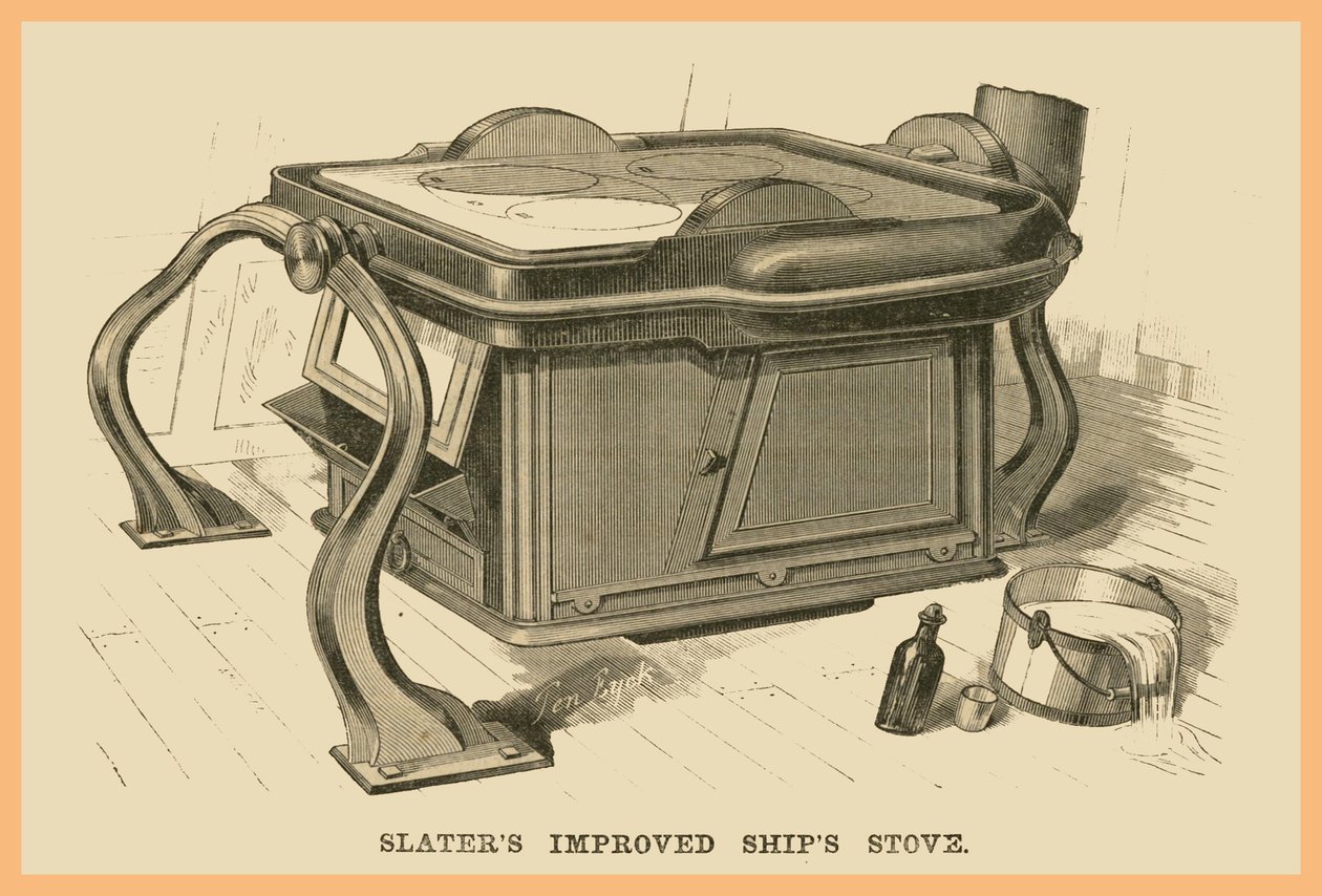 Slaters verbesserter Schiffsherd von Unknown Artist