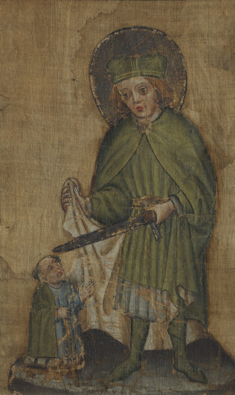 St. Martin und der Bettler, ca. 1440 von Unknown artist