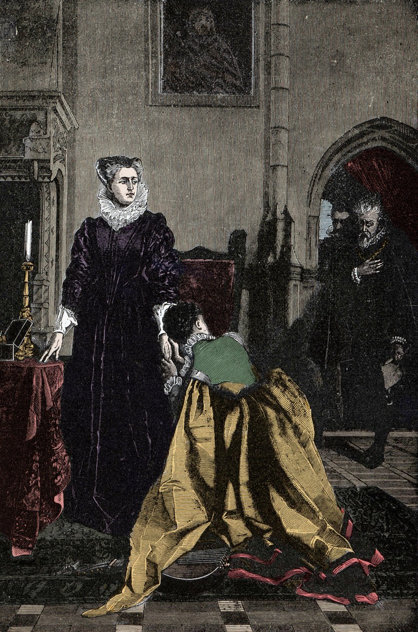 Das Todesurteilbuch von Maria Stuart (Königin von Schottland) von Unknown artist