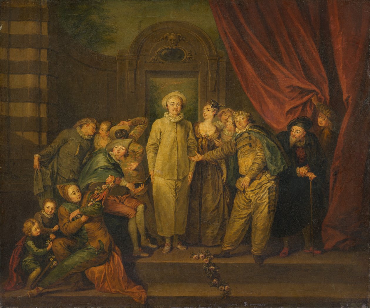 Die italienischen Komödianten (Kopie) von Unknown Artist
