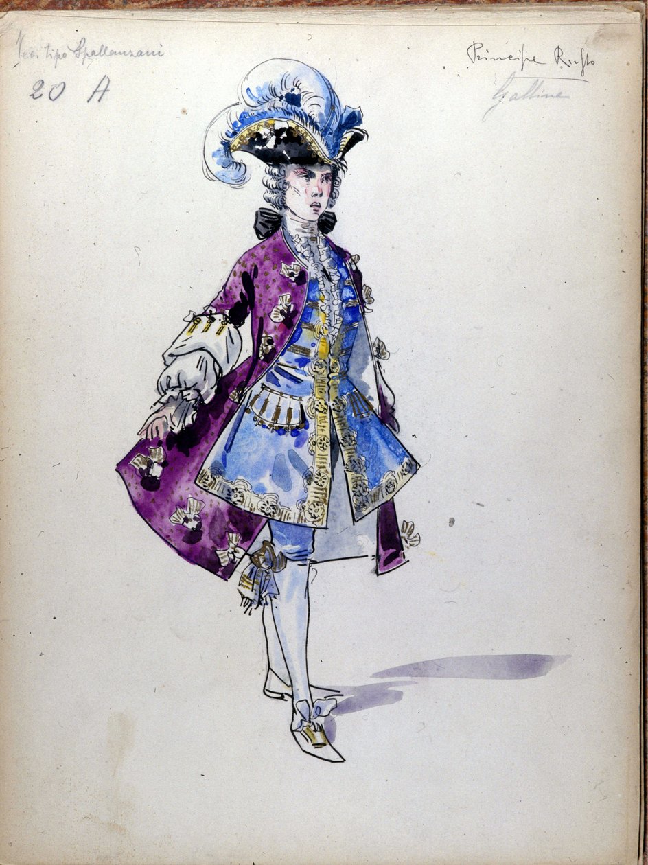 Pique Dame: Oper komponiert 1890 von Pjotr Iljitsch Tschaikowski von Unknown artist