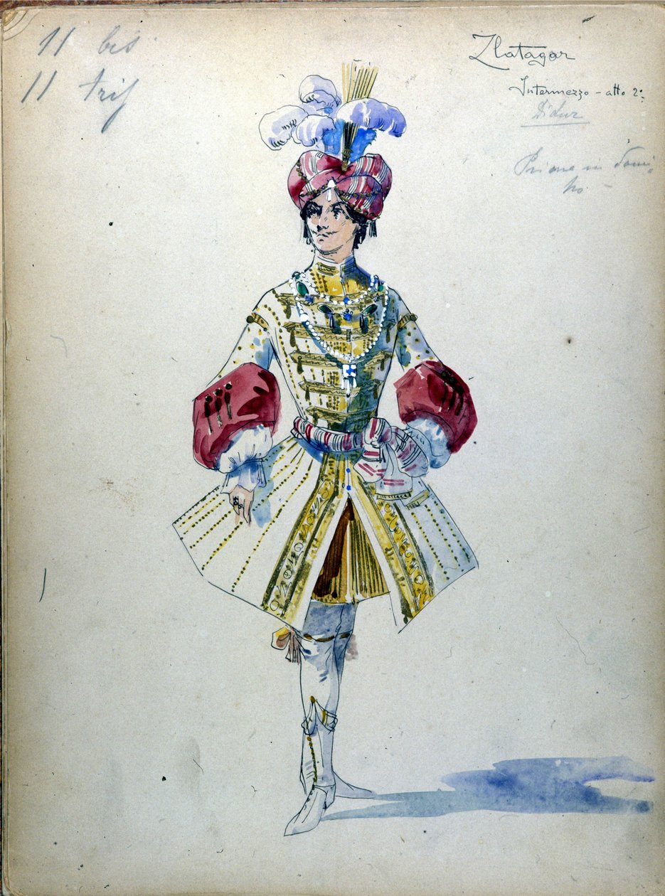 Pique Dame: Oper komponiert 1890 von Pjotr Iljitsch Tschaikowski von Unknown artist