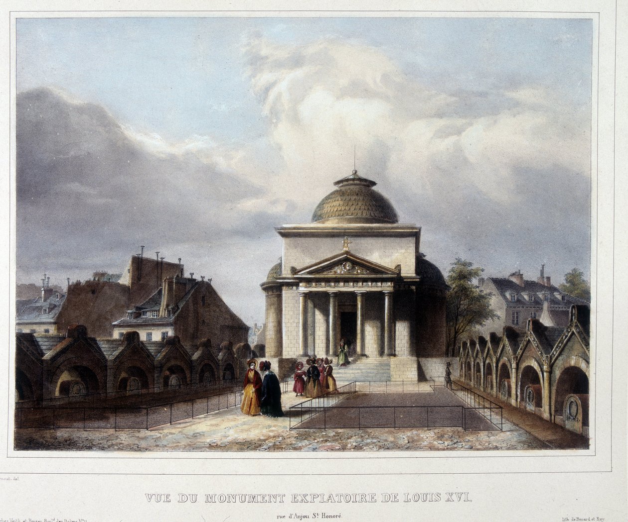 Die Sühnekapelle von Ludwig XVI. in Paris von Unknown artist
