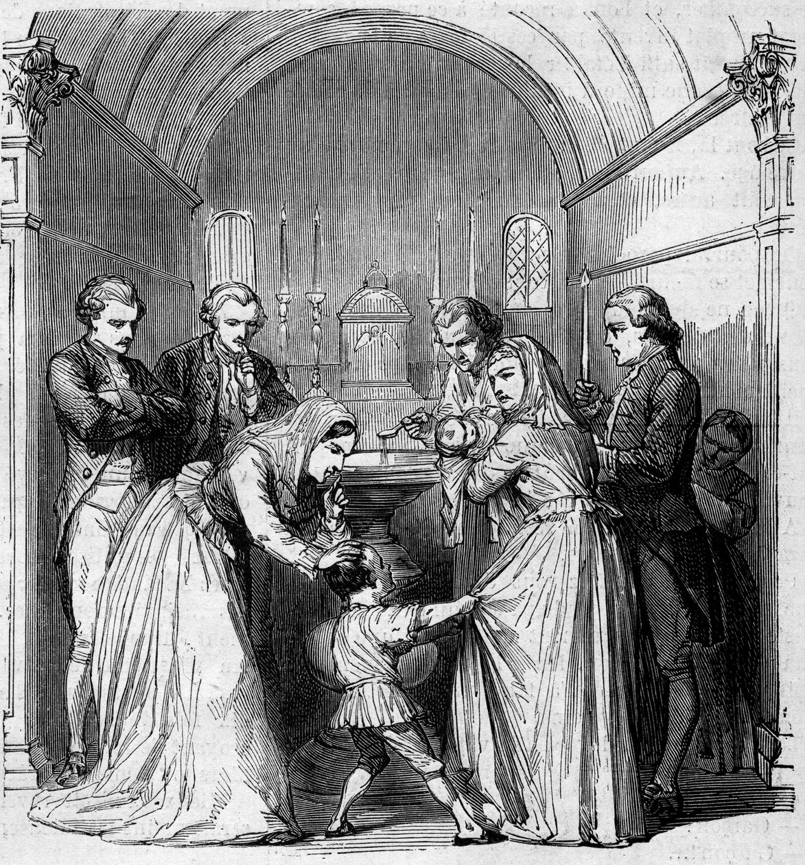 Die Taufe von Napoleon Bonaparte von Unknown artist