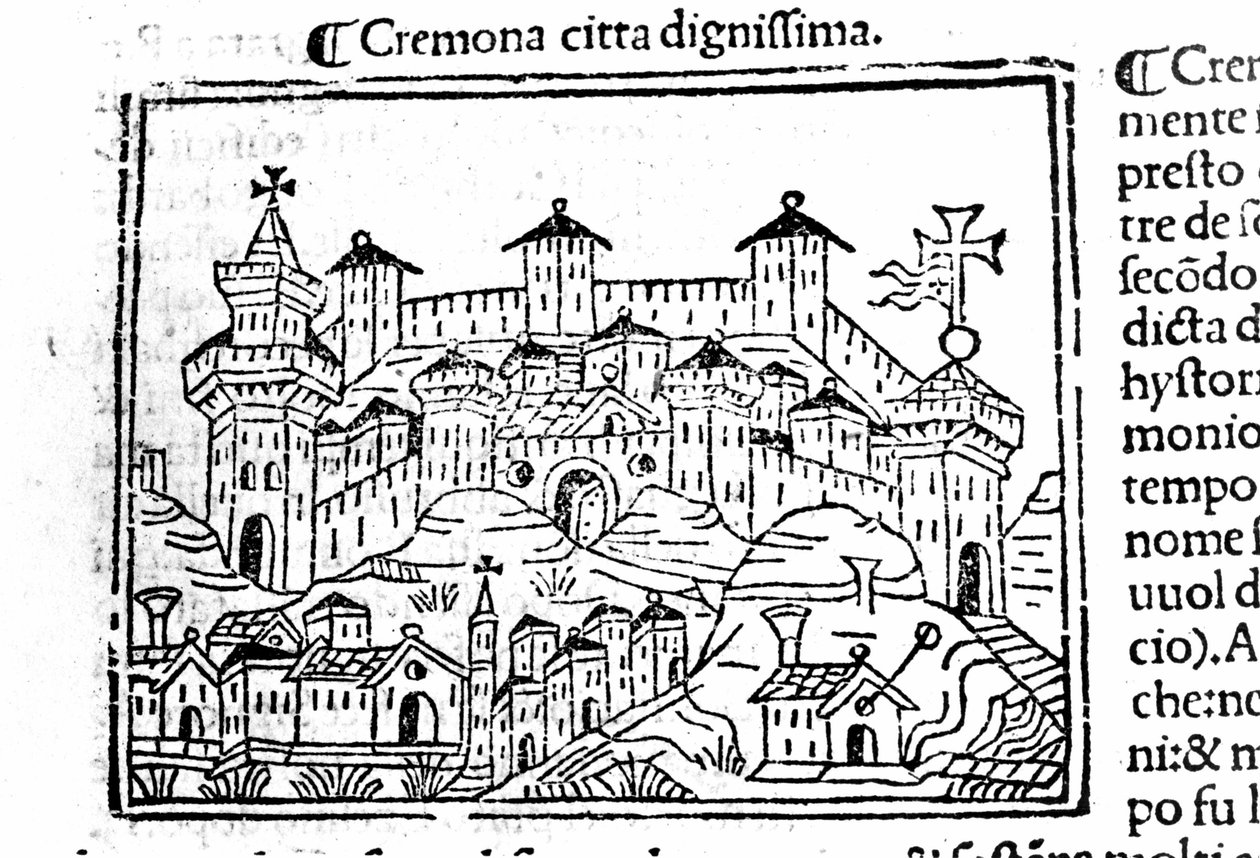 Die Stadt Cremona nach Jacopo Foresti von Unknown artist