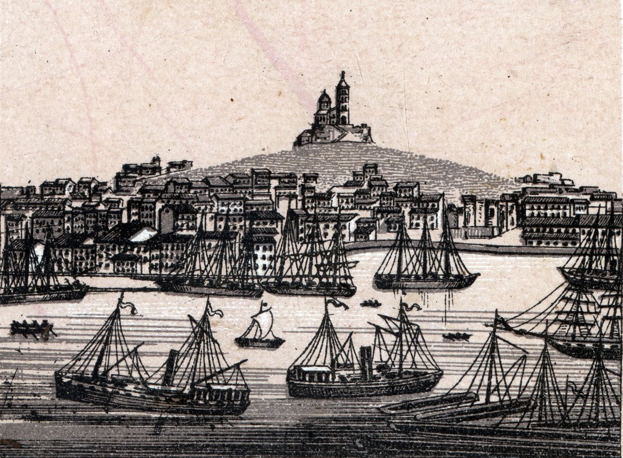 Der alte Hafen von Marseille in „Die Welt illustriert 168 Ansichten“ von Unknown artist