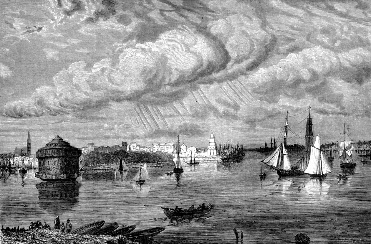 Der Hafen von New York um 1860 von Unknown artist