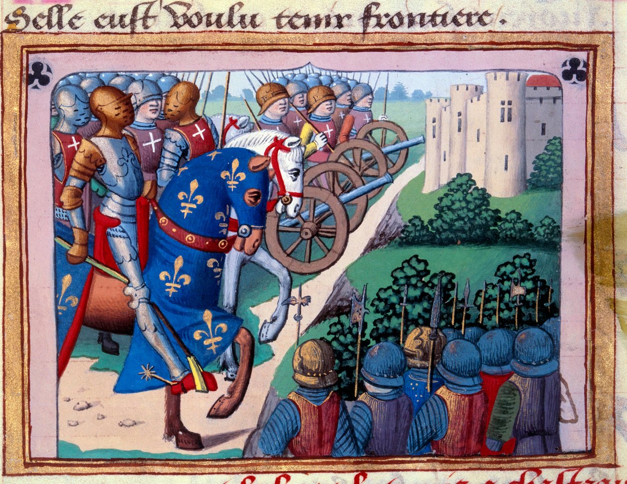 Die Belagerung von Chateau Gaillard durch Karl VII. von Unknown artist