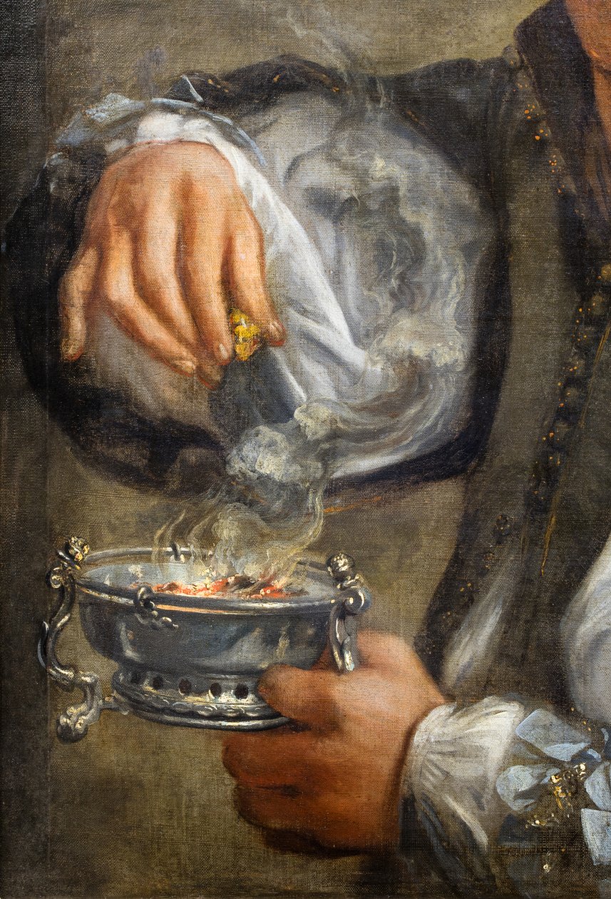Der Geruchssinn (Detail) von Unknown artist