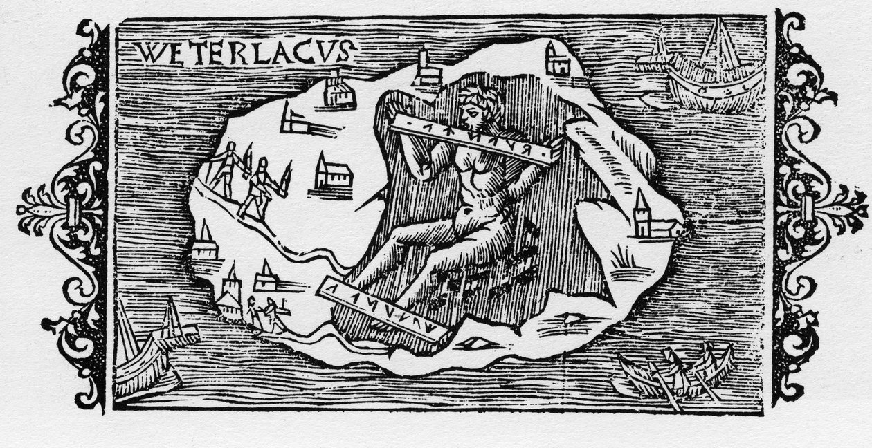 Die Hexenkette - in „Historia de Gentibus Septentrionalibus“ von Olaus Magnus, Rom 1555 von Unknown artist