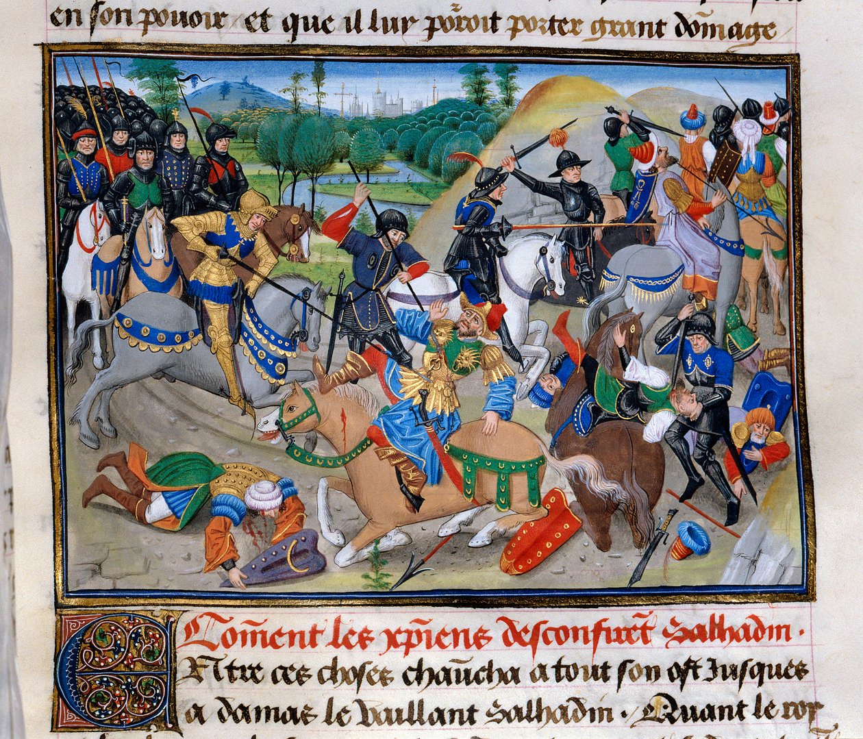 Dritter Kreuzzug: Wie die Christen Saladin besiegen von Unknown artist
