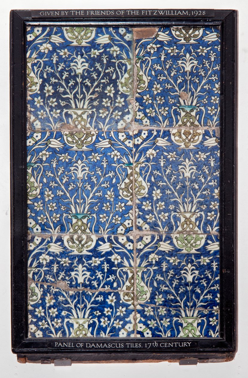 Fliesenpaneel, ca. 1550-1699 von Unknown artist