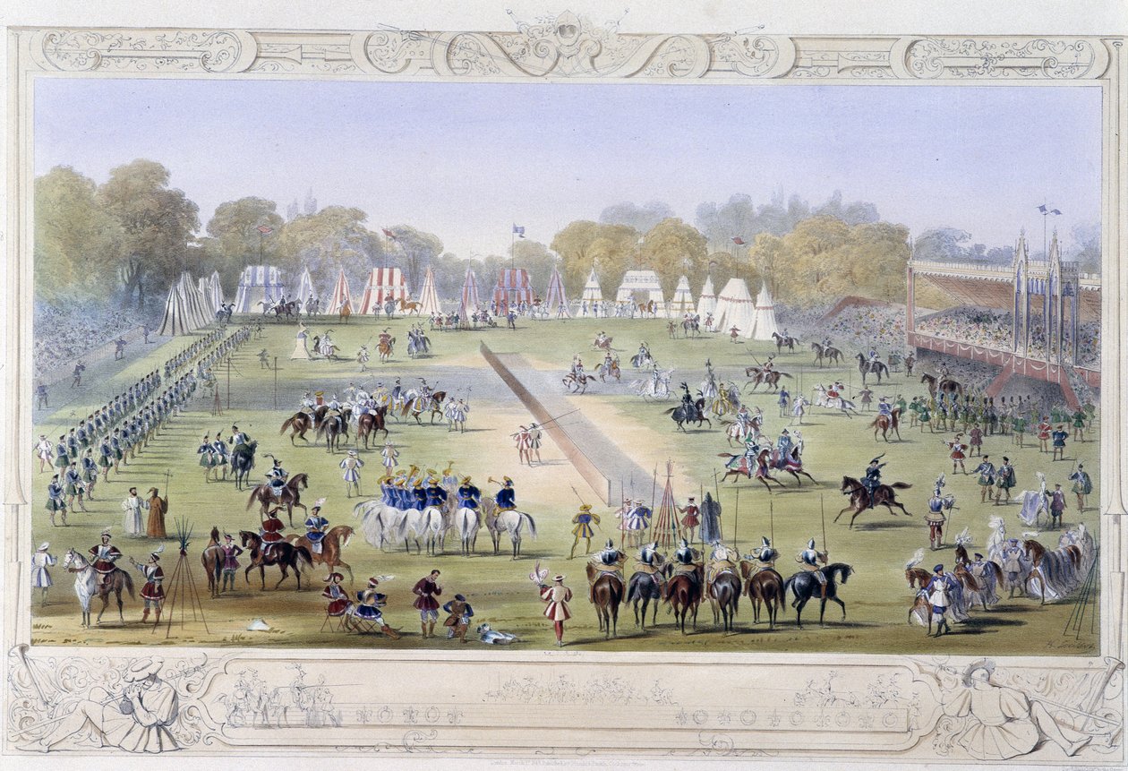 Turnierübersicht - in „Knight of England“ von J. Whatman, ed. T. M