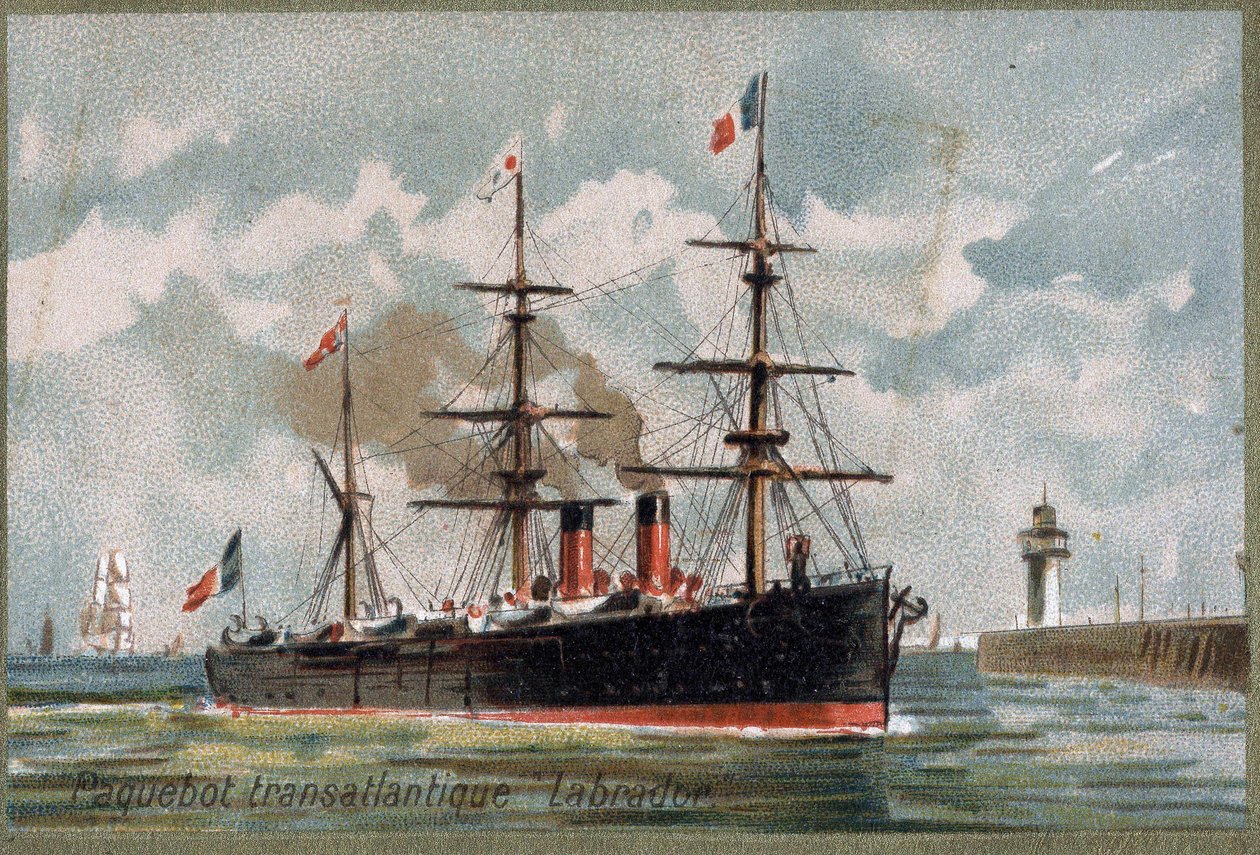 Transatlantikliner „Labrador“ um 1880 von Unknown artist