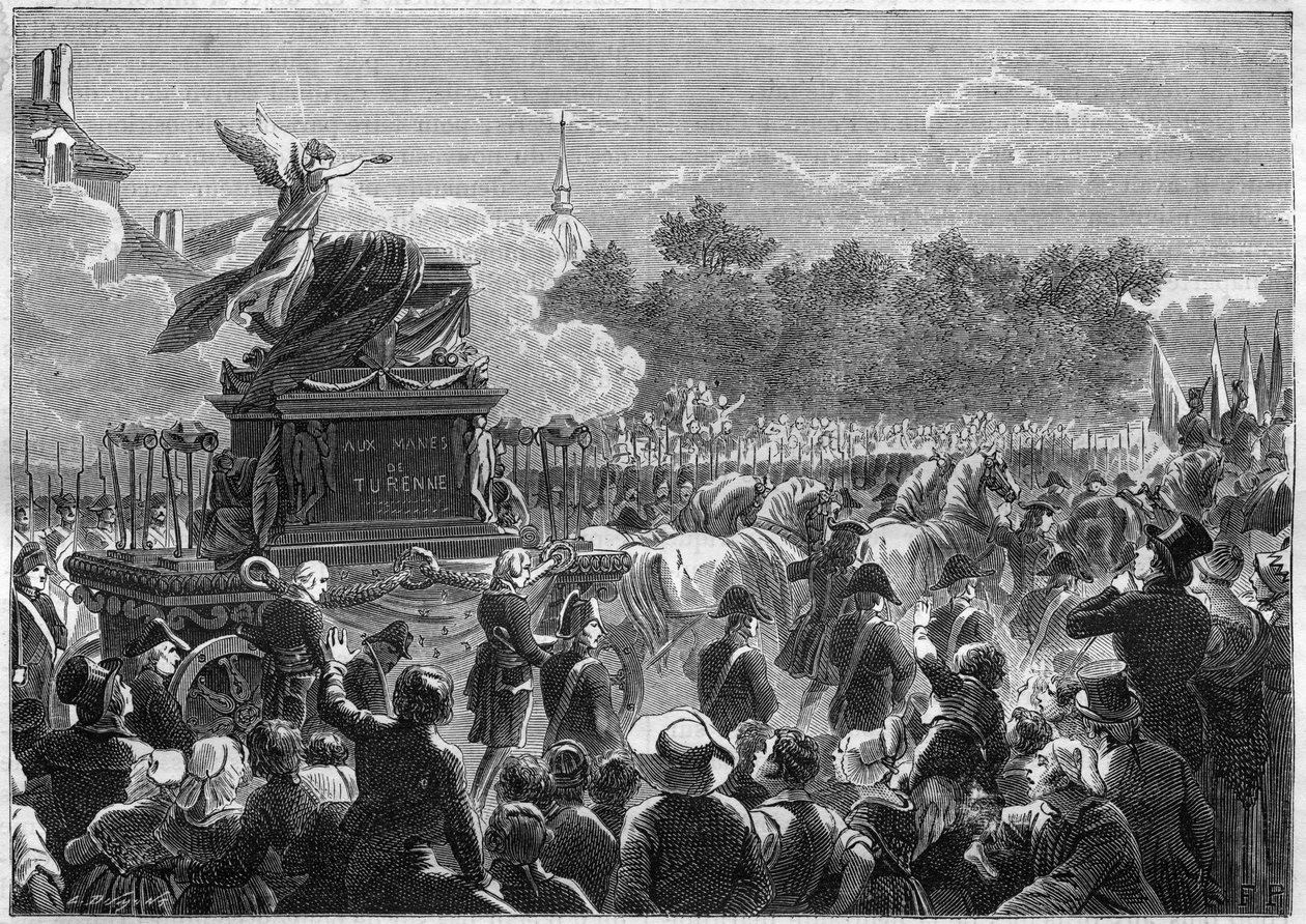 Überführung des Leichnams von Turenne (Henri de la Tour d