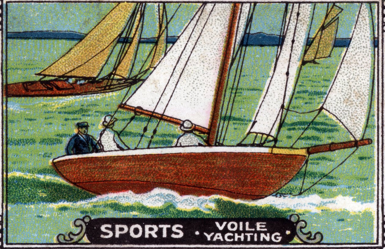 Wassersport: Segeln. von Unknown Artist