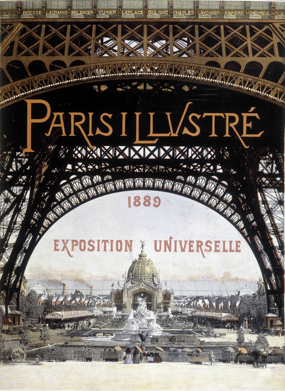 Weltausstellung in Paris 1889 in „Paris illustriert“. von Unknown artist