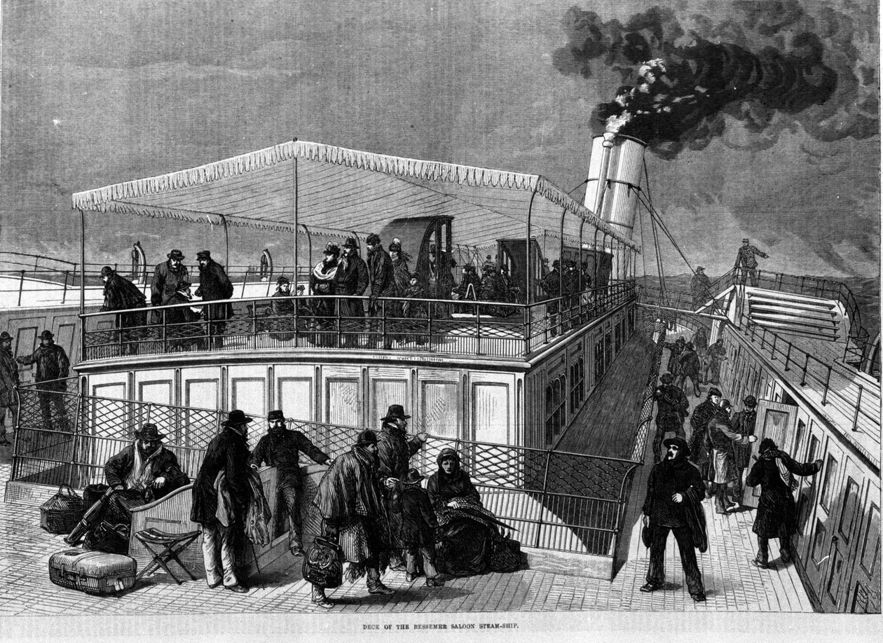 Boot gegen Seekrankheit entworfen von Henry Bessemer (1813-1898) von Unknown artist