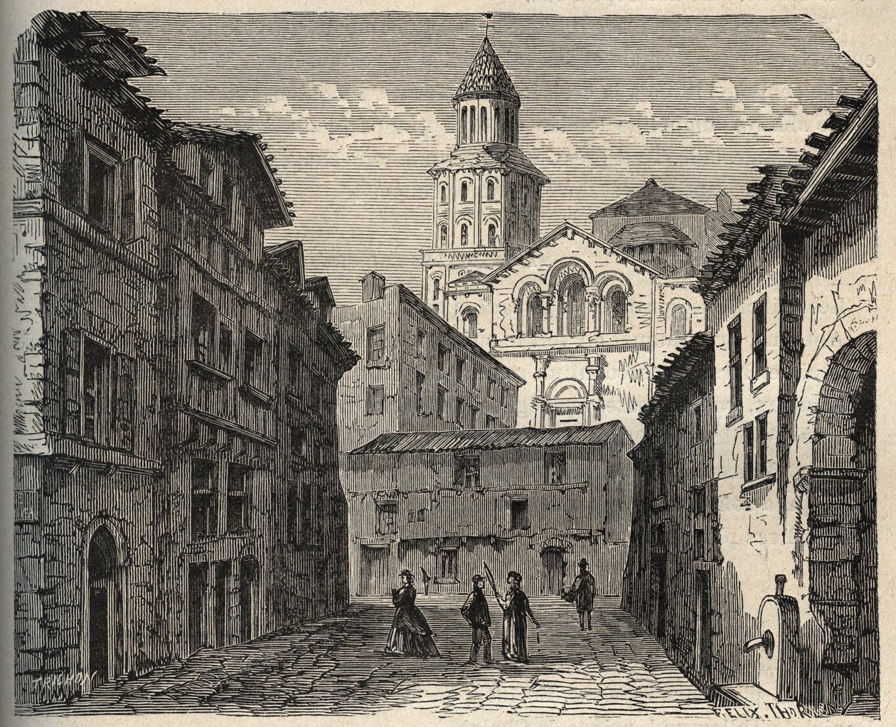 Kathedrale Saint-Front - Périgueux - Dordogne - Frankreich - (Saint Front) Gravur in „Patrie - Beschreibung der malerischen Frankreichs in 6 Bänden“ von Lucien Huard - Ende des 19. Jahrhunderts von Unknown artist