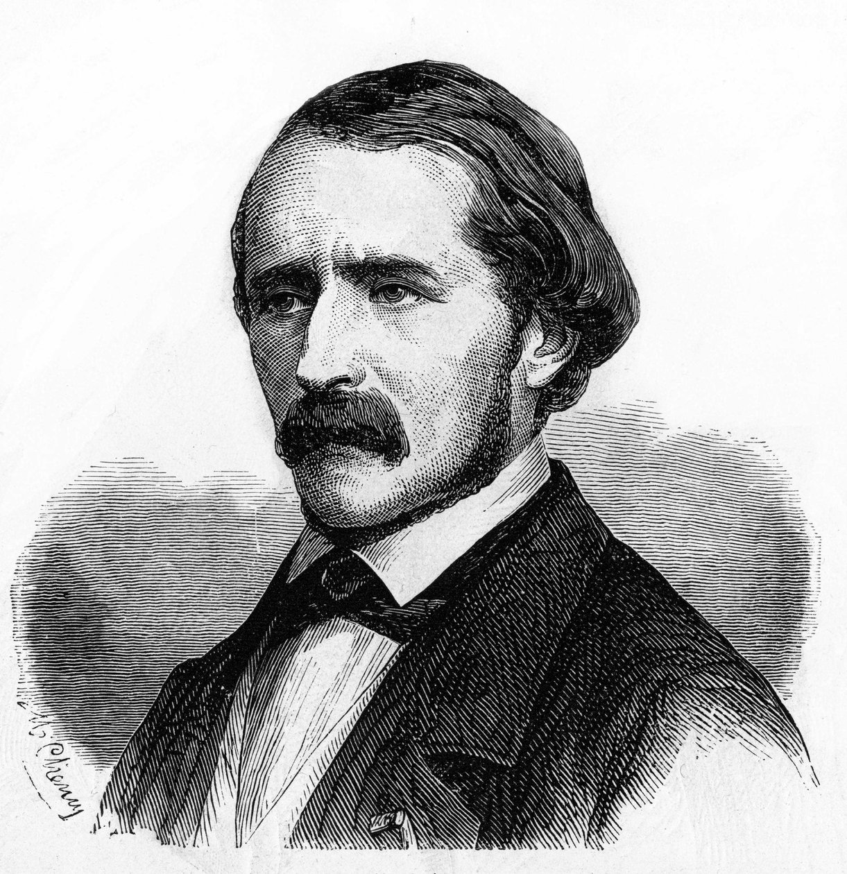 Porträt von Emile Saisset, französischer Philosoph. 1814-1863 von Unknown artist