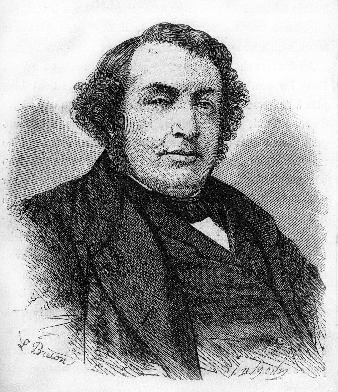 Porträt von Ernest Picard. Französischer Politiker (1821-1877) von Unknown artist