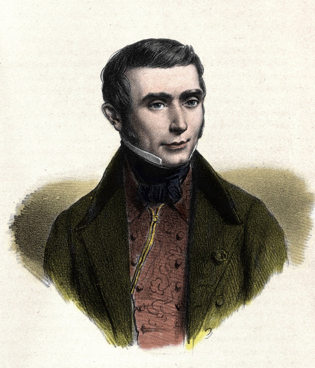 Porträt von Eugène Scribe (1791-1861), französischer Autor von Sittenkomödien von Unknown artist
