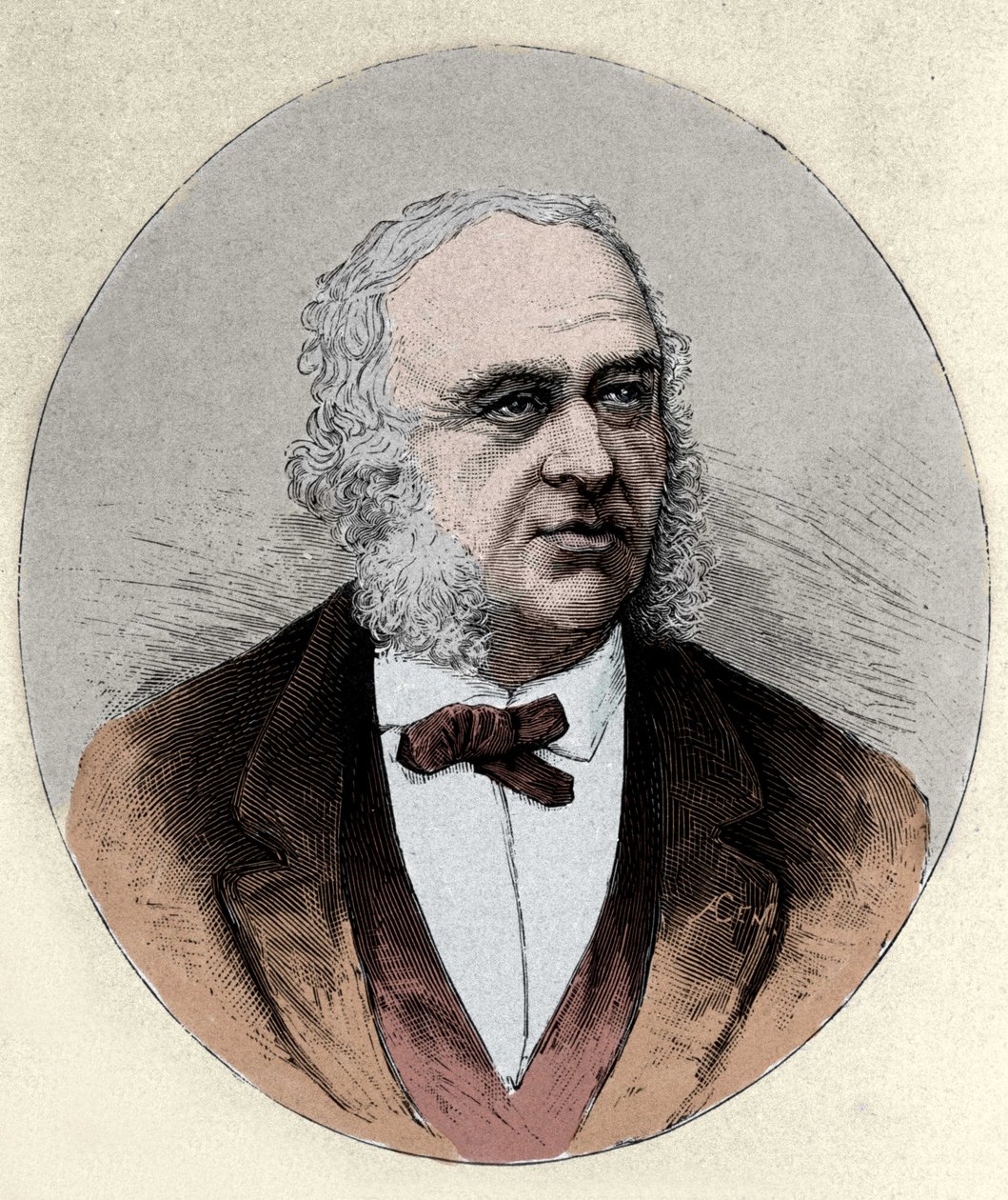 Porträt von Paul Broca (1824-1880), französischer Chirurg und Anthropologe. von Unknown artist