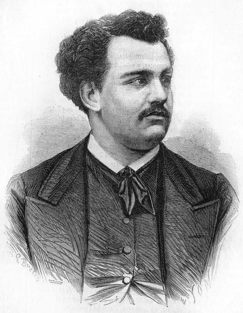 Porträt von Victor Noir (1848-1870), französischer Journalist von Unknown artist