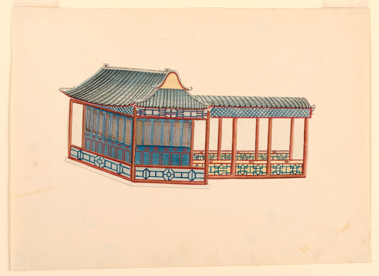 Chinoiserie-Pavillon, 1815–22 von Unknown artistUnknown artist