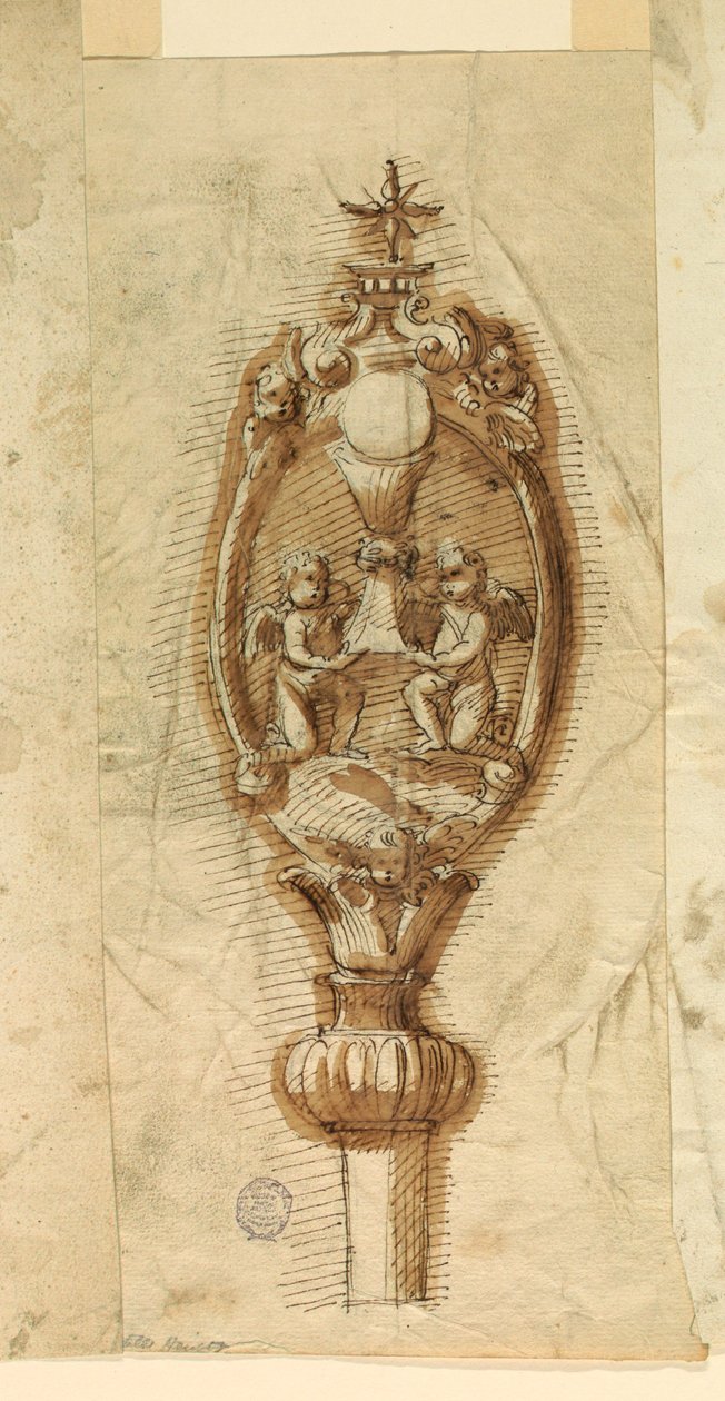 Wappen eines Prozessionsstabes, 1600–1650 von Unknown artistUnknown artist