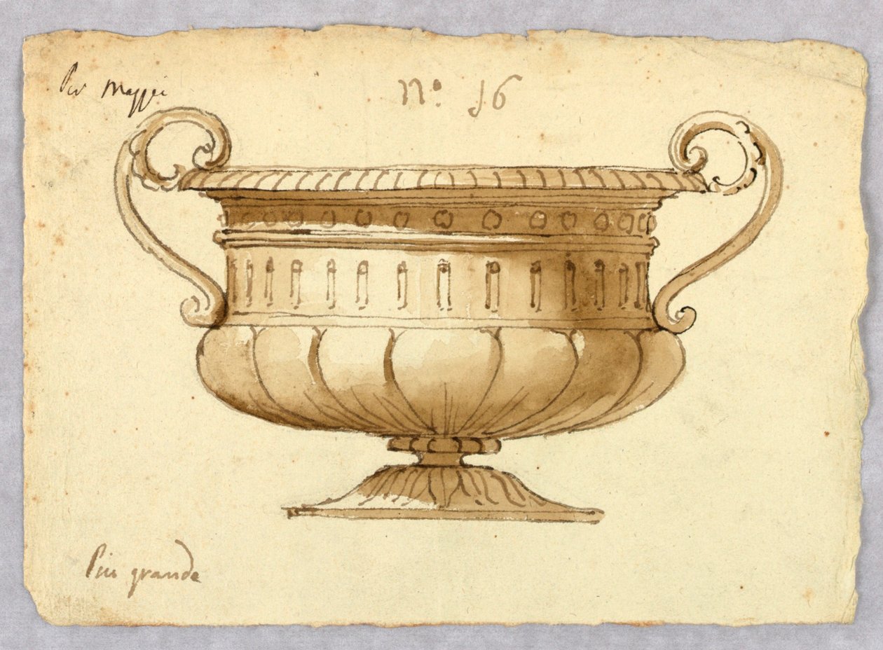 Zeichnung, Entwurf für eine Schale, 1780–1820 von Unknown artistUnknown artist