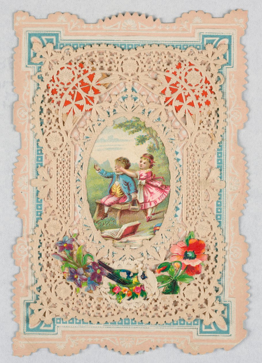 Grußkarte (England oder Vereinigte Staaten), 1870–80 von Unknown artistUnknown artist
