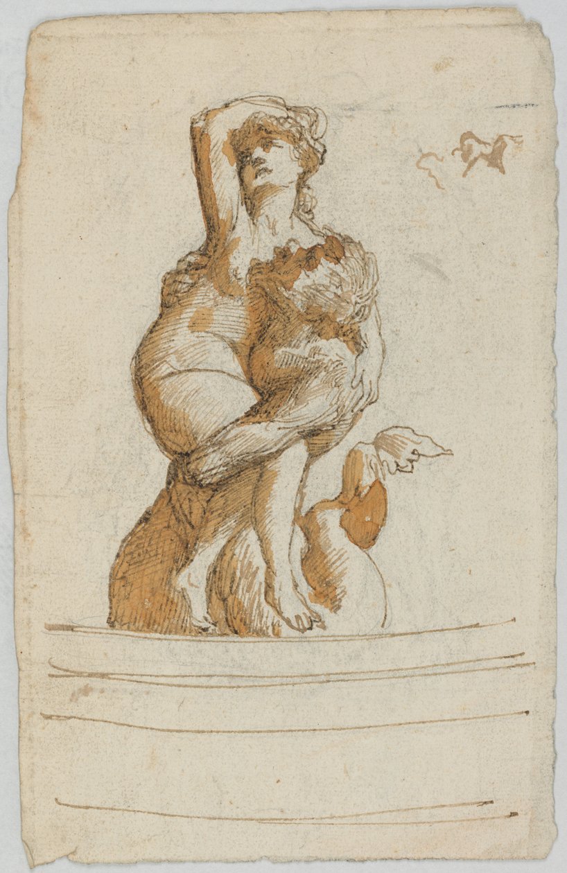 Eine Brunnenfigurengruppe von Unknown artist