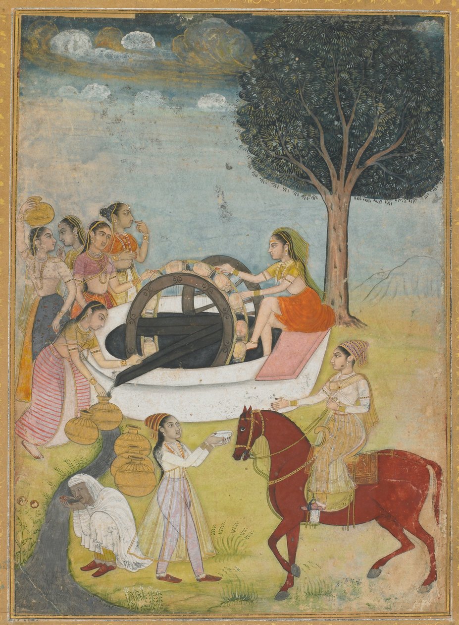 Eine Gruppe von Frauen an einem Brunnen von Unknown artist