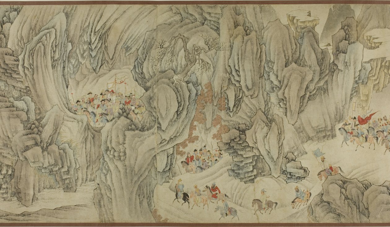 Eine Jagd in den Bergen des Himmels von Unknown artist