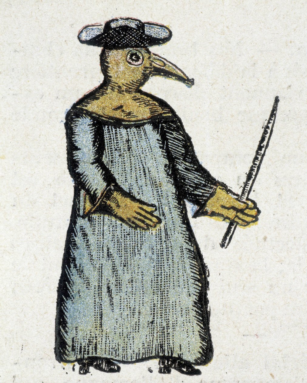 Ein Arztkostüm in Zeiten der Pest von Unknown artist