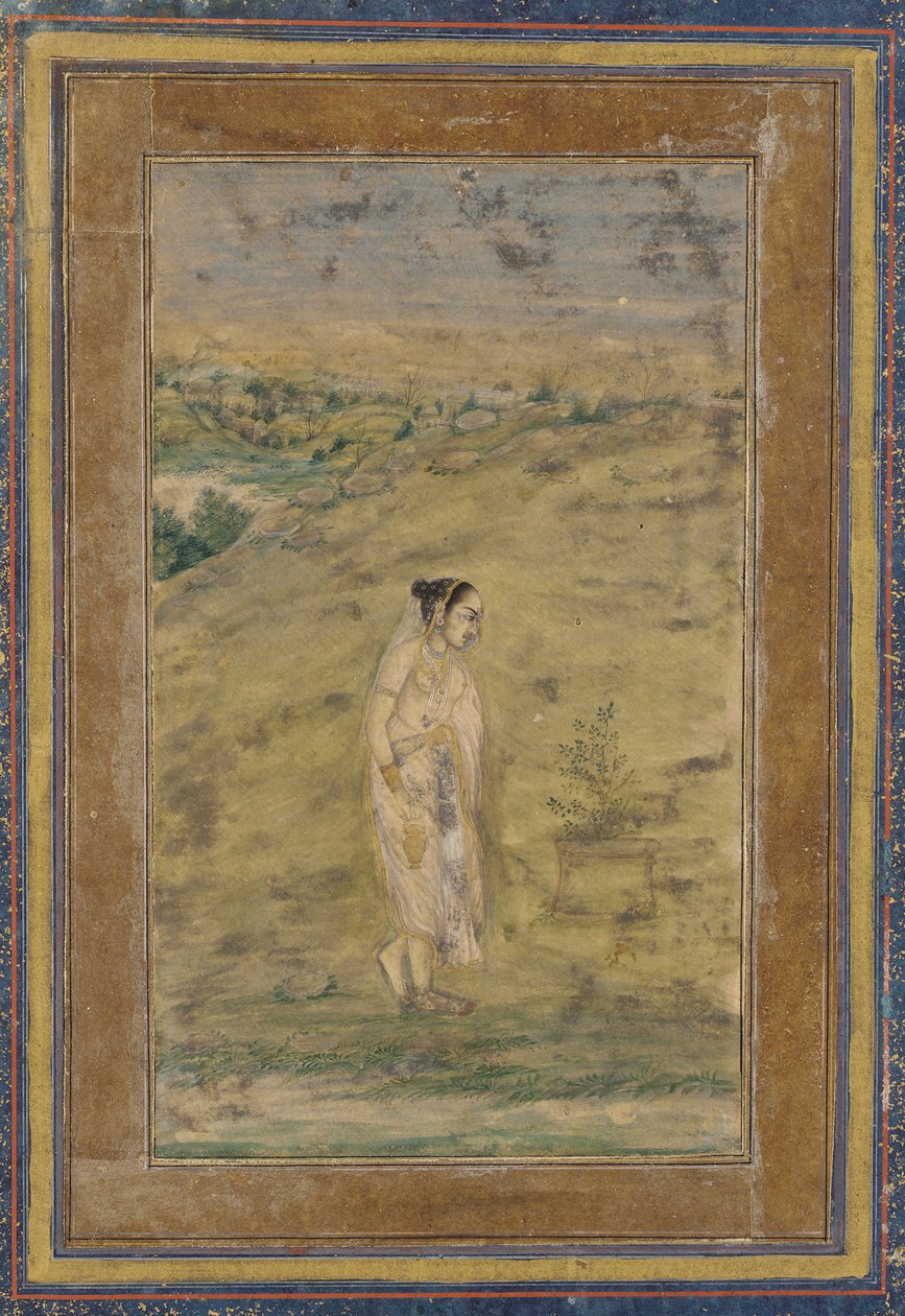 Ein Mädchen am Wasser von Unknown artist