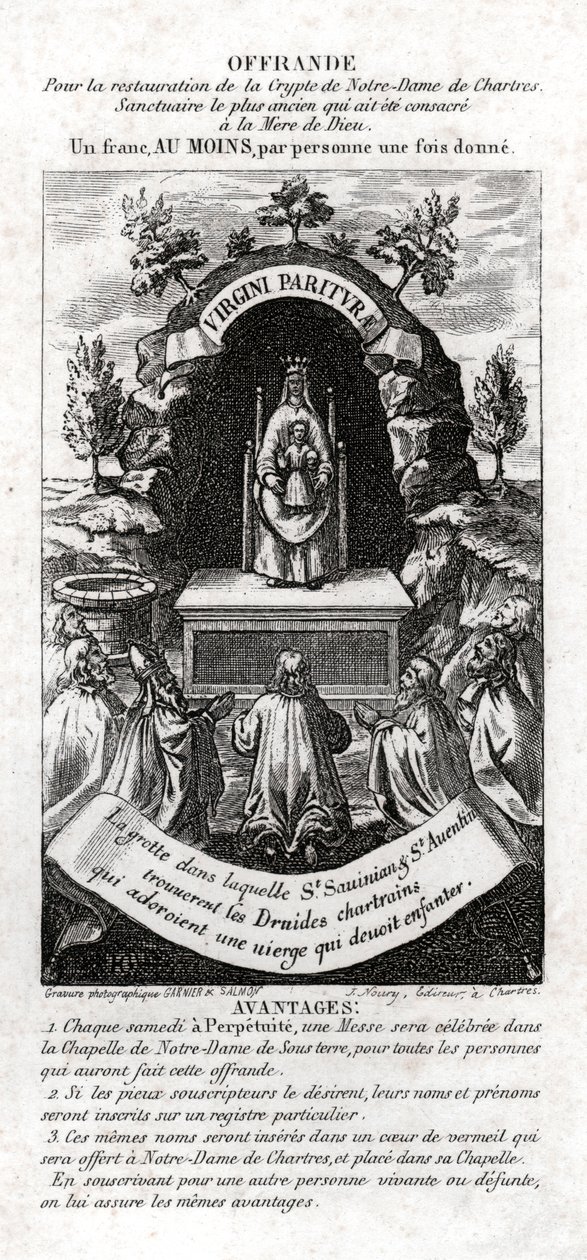 Anbetung der Jungfrau Maria, ca. 1850 von Unknown artist