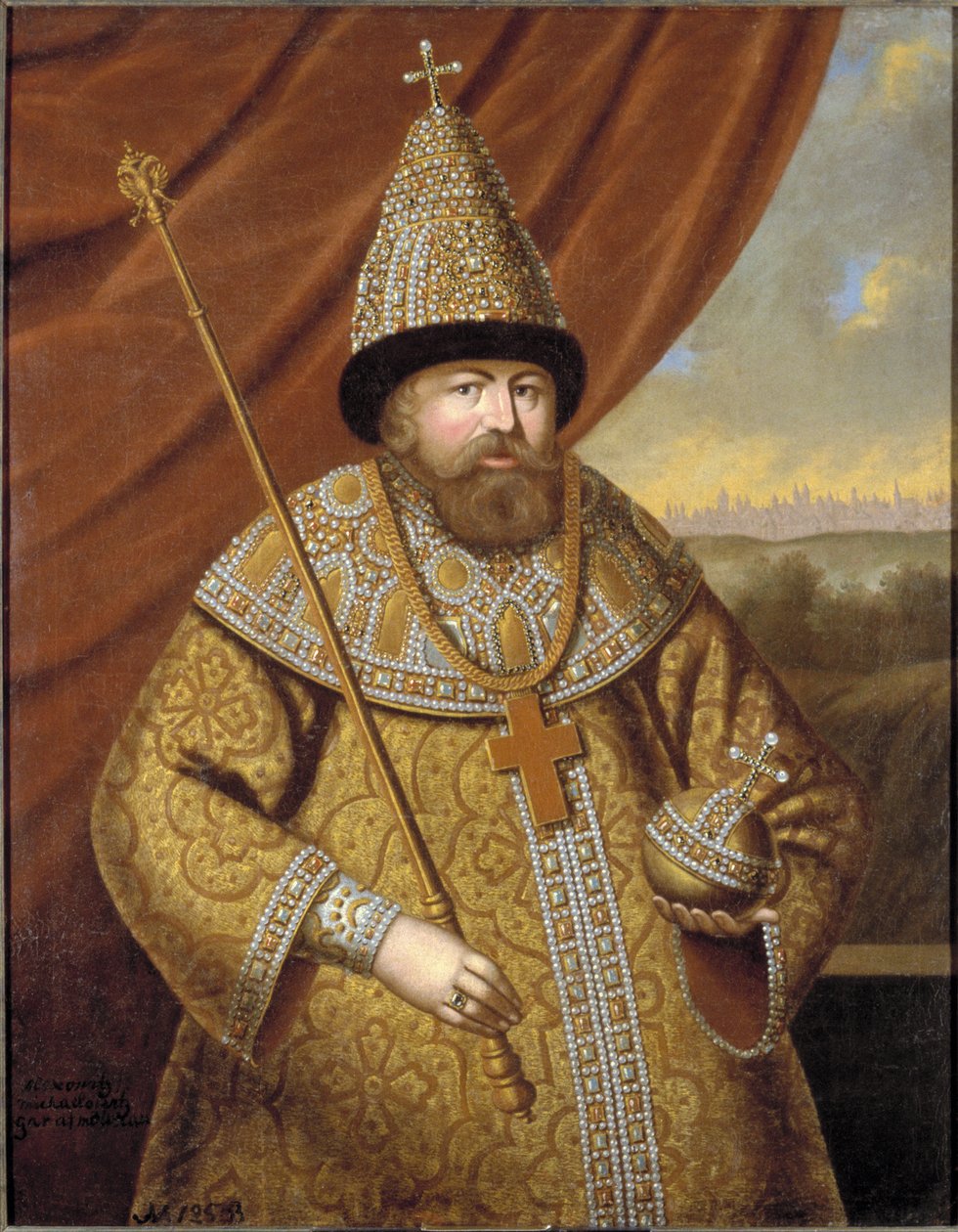 Porträt des Zaren Alexei I. Michailowitsch von Russland von Unknown artist