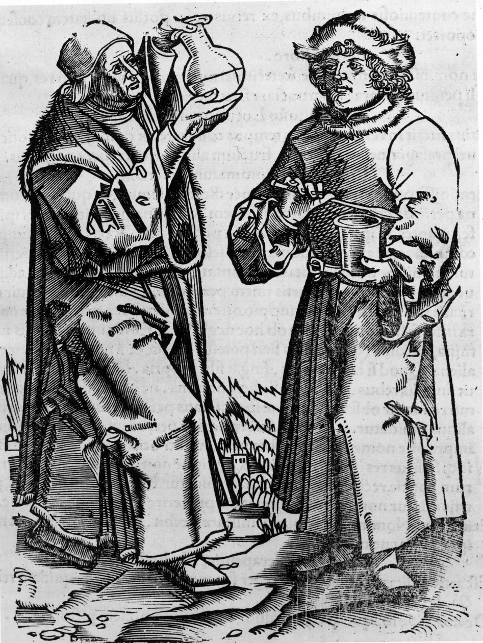 Apotheker (Pharmazeut) - in „Onoma Etikon Midicinae“ von Unknown artist
