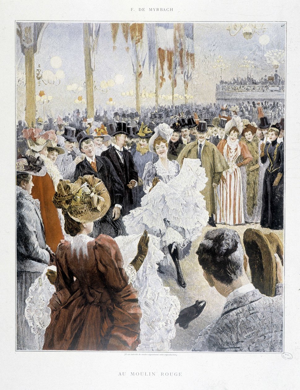 Ball im Moulin Rouge - in „Paris Illustré“ von Unknown artist