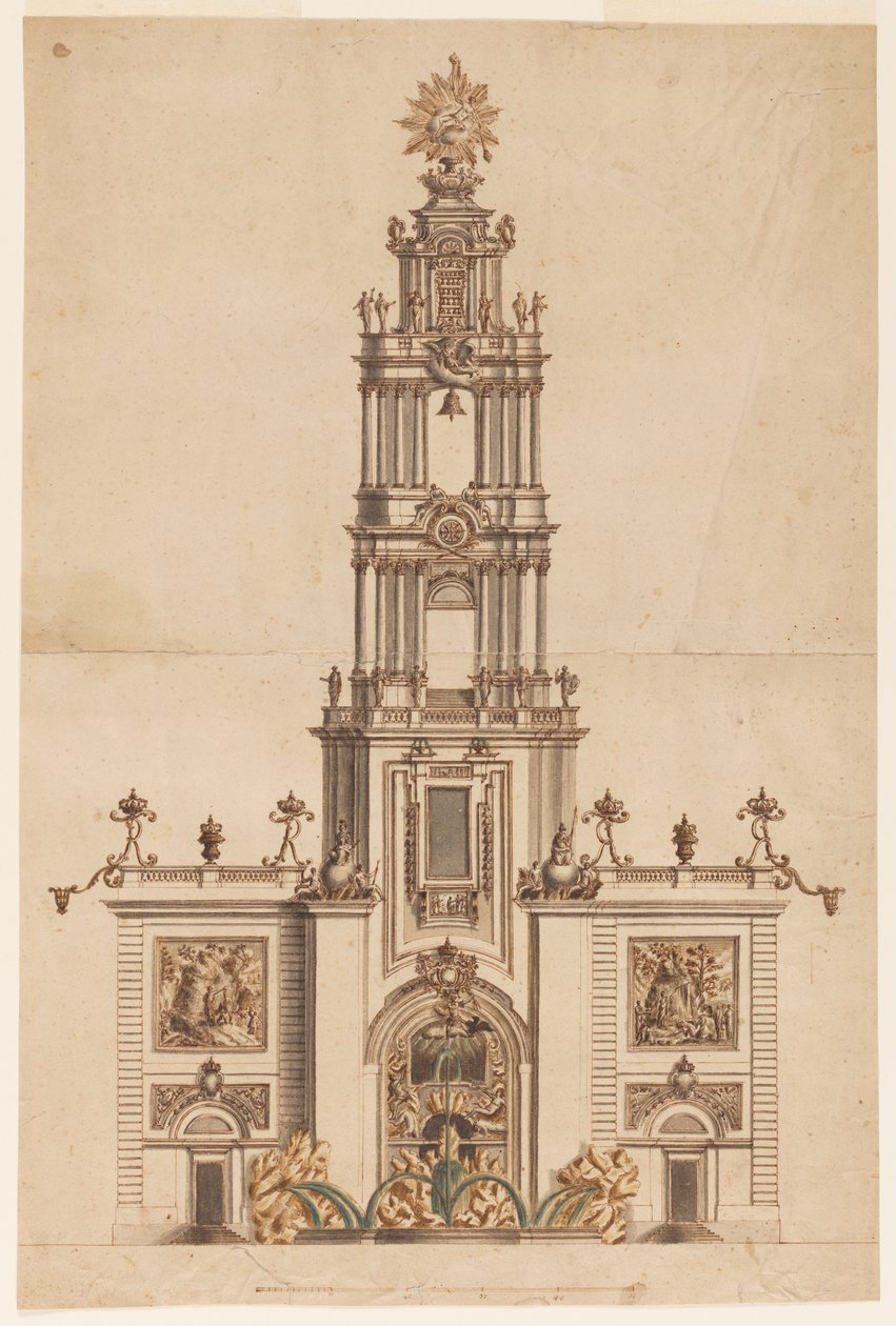 Glockenturm, wahrscheinlich für Ferdinand IV. von Neapel von Unknown artist
