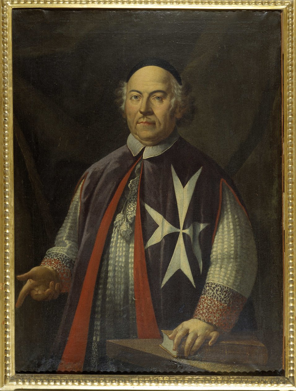 Bischof Giacomo Cannaves (1713-1722), maltesische Kunst von Unknown artist