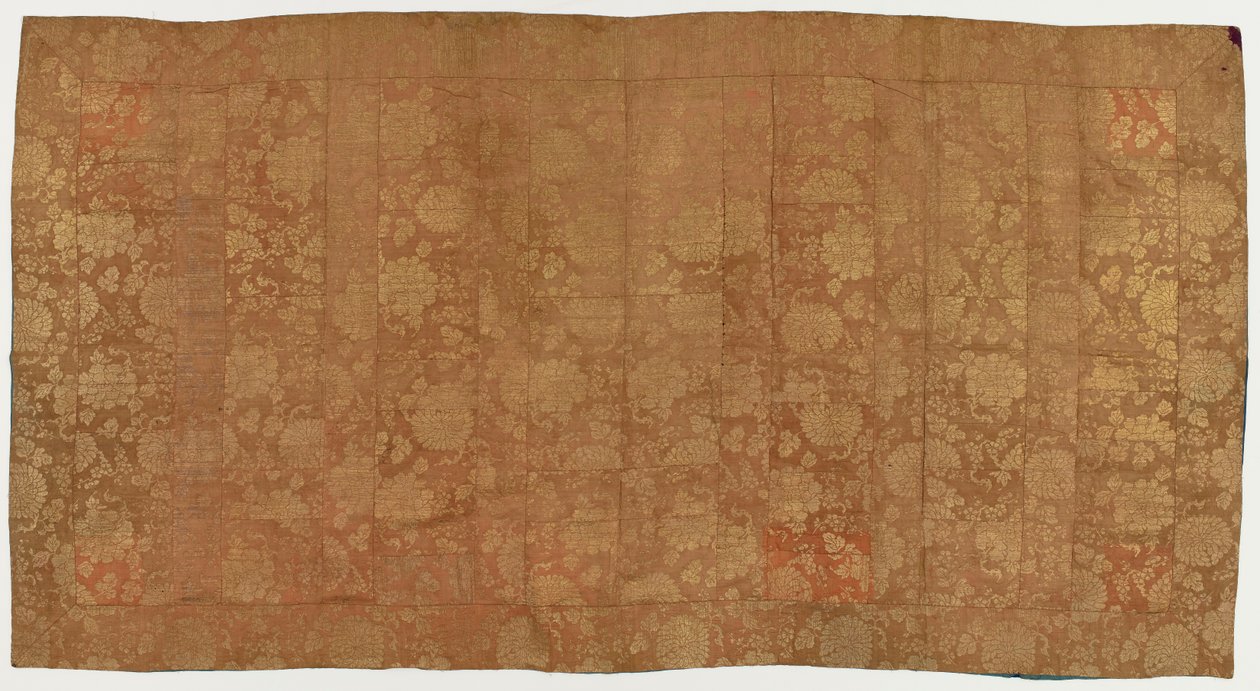 Brokade, Seide. Ein buddhistisches Mönchsgewand, geflickt: Kesa von Unknown artist