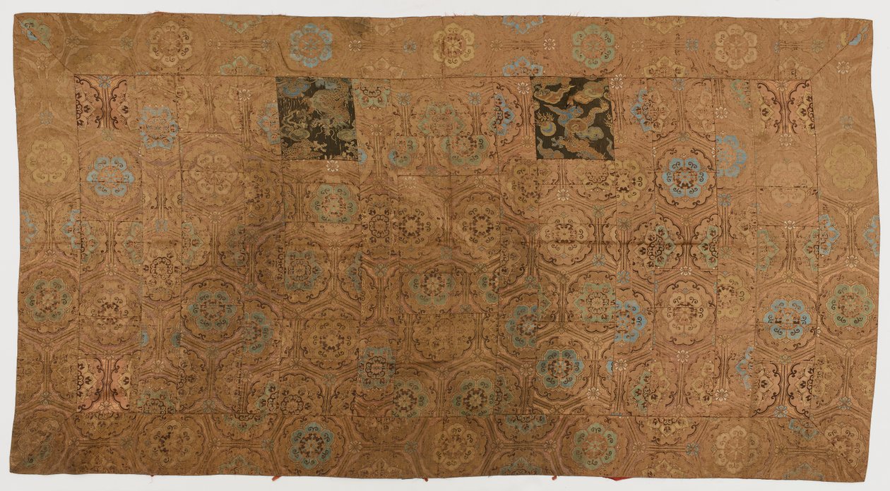 Brokade, Seide. Ein buddhistisches Mönchsgewand, geflickt: Kesa von Unknown artist